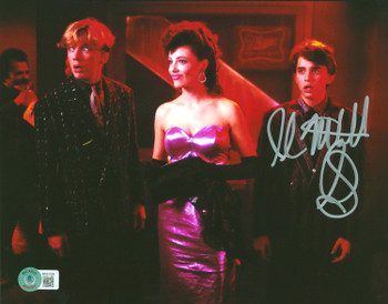 Ilan Mitchell-Smith Weird Science Signed 8x10 Horizontal At Club Photo BAS Wit