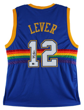 Fat Lever Authentic Signed Blue Pro Style Jersey Autographed BAS Witnessed