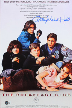 Anthony Michael Hall The Breakfast Club Authentic Signed 12x18 Photo BAS Witness