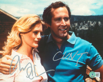 Chevy Chase Vacation "C***" Signed 8x10 Horizontal Photo BAS Witnessed #WY36506