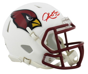 Cardinals Kyler Murray Authentic Signed Flat White Speed Mini Helmet BAS Witness