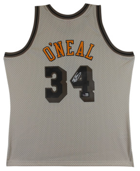 Shaquille O'Neal Signed Lakers Black 96-97 Mitchell & Ness Basketball Jersey  BAS