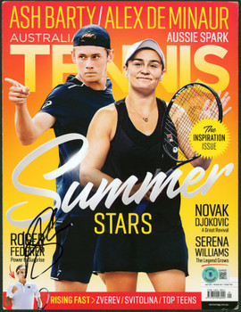 Ashleigh Barty Authentic Signed Australian Tennis  Magazine Cover BAS #BJ084590