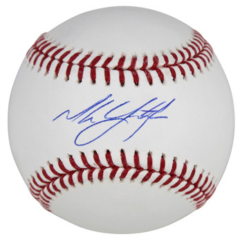 Giants Mike Yastrzemski Authentic Signed Oml Baseball Autographed MLB & Fanatics