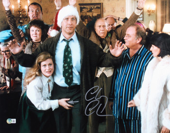 Chevy Chase Christmas Vacation Authentic Signed 16x20 Photo BAS Witness #W425576