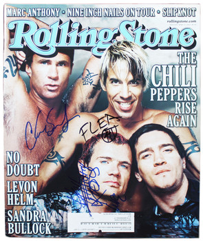 RHCP (3) Keidis, Flea & Smith Signed Rolling Stone Magazine BAS #AB77720