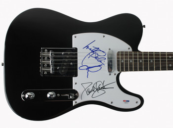 Jefferson Airplane (3) Kantner, Balin & Kaukonen Signed Electric Guitar PSA/DNA