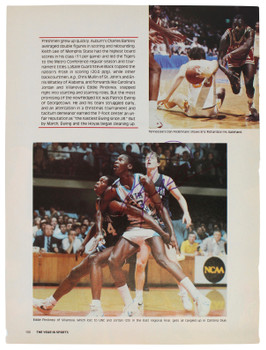North Carolina Michael Jordan Authentic Signed 8x11 Magazine Page BAS #A28639
