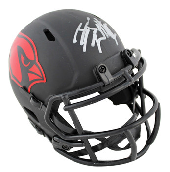 Cardinals J.J. Watt Authentic Signed Eclipse Speed Mini Helmet BAS Witnessed