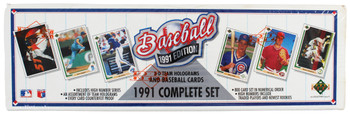 1991 Upper Deck MLB Factory Sealed Complete Trading Card Set w/ Chipper Jones RC