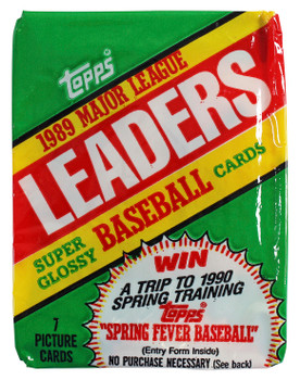 1989 Topps Major League Baseball Major League Leaders Minis Complete Card Set
