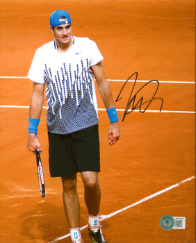 John Isner Authentic Signed 8x10 Photo Autographed BAS #BH027585