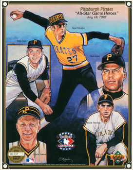 Pirates 8x10 Photo 1992 Heroes Baseball All-Star Game Heroes #6507/27000