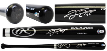 White Sox Frank Thomas Authentic Signed Black Rawlings Big Stick Bat BAS Witness