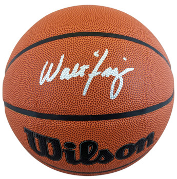 Knicks Walt Frazier Authentic Signed Wilson Basketball BAS Witnessed