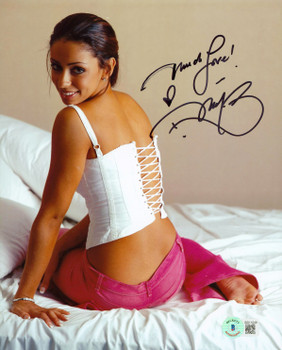 Mya Harrison "Much Love!" Authentic Signed 8x10 Sexy Photo BAS #BD11048