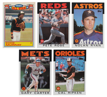1986 Topps Complete Set w/ Sub Sets (1986 Traded, MLB Leaders Minis, & 1 More)