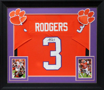 Clemson Amari Rodgers Authentic Signed Orange Pro Style Framed Jersey JSA