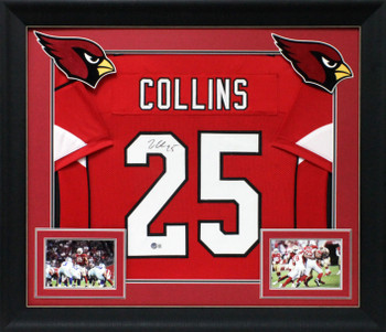 Zaven Collins Authentic Signed Red Pro Style Framed Jersey BAS Witnessed