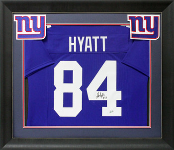 Jalin Hyatt Authentic Signed Blue Pro Style Framed Jersey Autographed BAS Wit