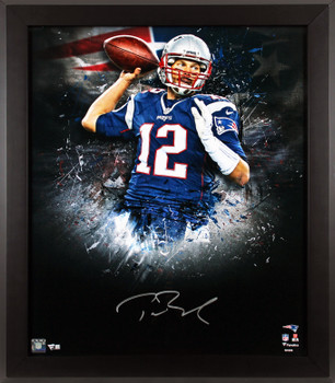 Patriots Tom Brady Authentic Signed Framed 20x24 "In Focus" Photo Fanatics