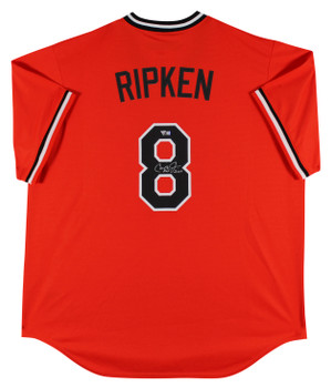 Orioles Cal Ripken Jr. "HOF 2007" Signed Orange Nike Jersey Fanatics #B511861