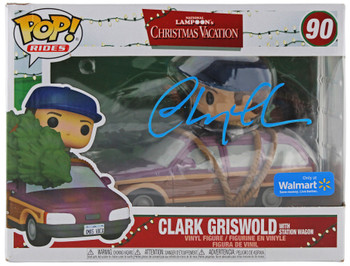 Chevy Chase Christmas Vacation Signed #90 Funko Pop Vinyl Figure BAS #WR44209