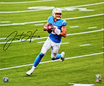 Chargers Justin Herbert Authentic Signed 16x20 Horizontal Photo Fanatics