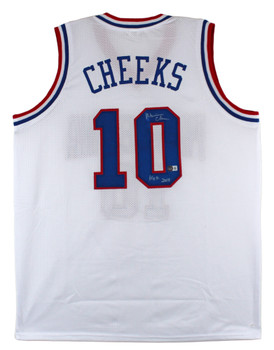 Maurice Cheeks "HOF 2018" Authentic Signed White Pro Style Jersey BAS Witnessed