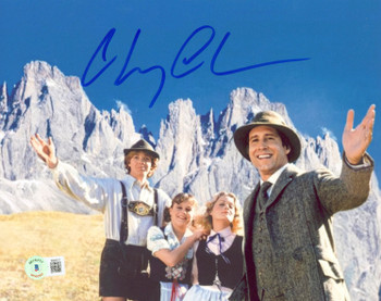 Chevy Chase European Vacation Authentic Signed 8x10 Photo BAS #W422717