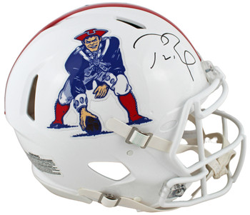 Patriots Tom Brady Signed 1982-89 TB Full Size Speed Proline Helmet Fanatics
