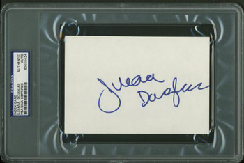 Illeana Douglas Authentic Signed 4X6 Index Card Autographed PSA/DNA Slabbed