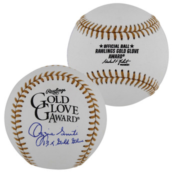 Cardinals Ozzie Smith "13x Gold Glove" Signed GG Logo Oml Baseball Fanatics