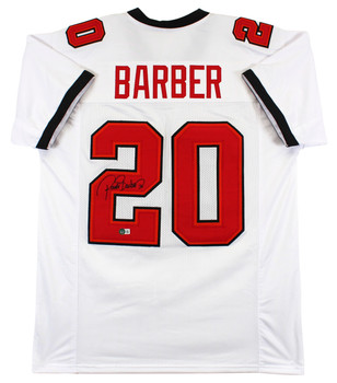 Ronde Barber Authentic Signed White Pro Style Jersey BAS Witnessed
