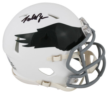 Eagles Randall Cunningham Authentic Signed 63-73 TB Speed Mini Helmet BAS Wit