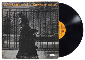 Neil Young Authentic Signed After The Gold Rush Album Cover W/ Vinyl JSA #Y57061