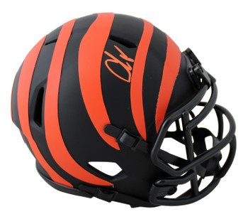 Bengals Chad Johnson Authentic Signed Eclipse Speed Mini Helmet BAS Witnessed