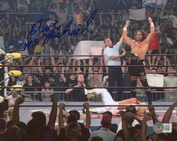 Steve McMichael WCW Authentic Signed 8x10 Photo Autographed BAS #BL91208