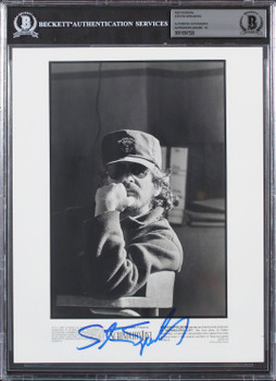 Stephen Spielberg Schindler's List Authentic Signed 8x10 Photo Auto 10! BAS Slab