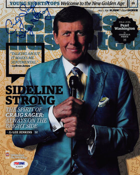 Craig Sager Sports Illustrated "Sager Strong" Signed 8x10 Photo PSA/DNA #AC43618