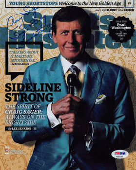 Craig Sager Sports Illustrated "Sager Strong" Signed 8x10 Photo PSA/DNA #AB83188