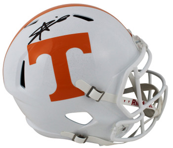 Tennessee Alvin Kamara Authentic Signed Full Size Speed Rep Helmet BAS Witnessed