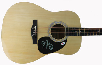 Joe McDonald Country Joe and the Fish Signed Acoustic Guitar PSA/DNA #Q51505