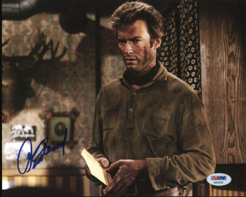 Clint Eastwood Hang 'Em High Authentic Signed 8x10 Photo Auto 10! BAS #AC26967
