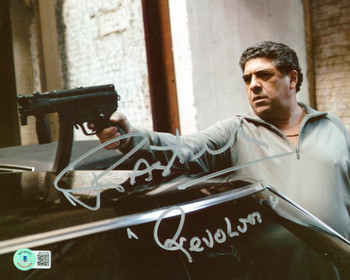 Vincent Pastore The Sopranos "Revolver" Authentic Signed 8x10 Photo BAS #BC13702