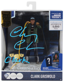 Chevy Chase Christmas Vacation "Clark" Signed Clark Griswold Figure BAS Witness