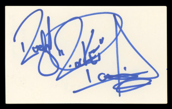 Raiders Raghib "Rocket" Ismail Authentic Signed 3x5 Index Card BAS #BL98481