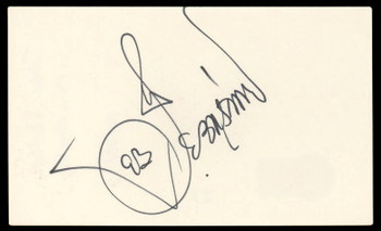 John Sebastian Musician Authentic Signed 3x5 Index Card Autographed BAS #BL98599
