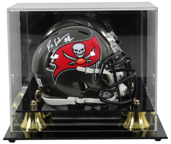 Buccaneers Rachaad White Authentic Signed Speed Mini Helmet W/ Case BAS Witness