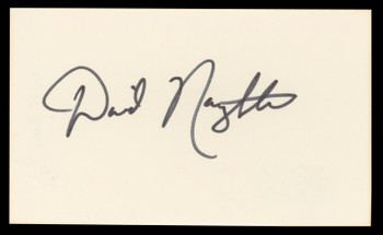 David Naughton An American Werewolf in London Signed 3x5 Index Card BAS #BL98818